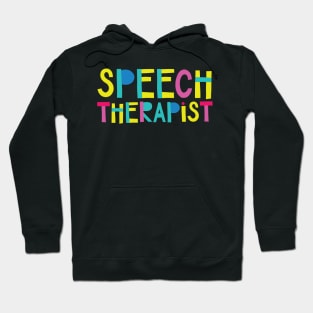 Speech Therapist Gift Idea Cute Back to School Hoodie